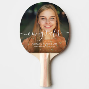 Raquete De Ping Pong Graduação Personalizada de Script de Fotografia
