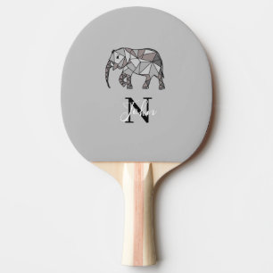 Raquete De Ping Pong Gráficos Gráficos Gráficos Cute de Monograma -