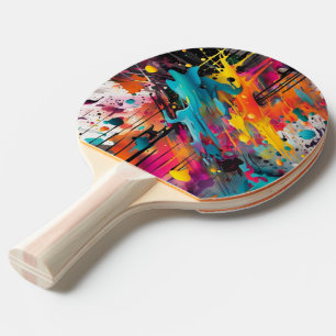 Raquete De Ping Pong Grafite de abertura do caos vívido