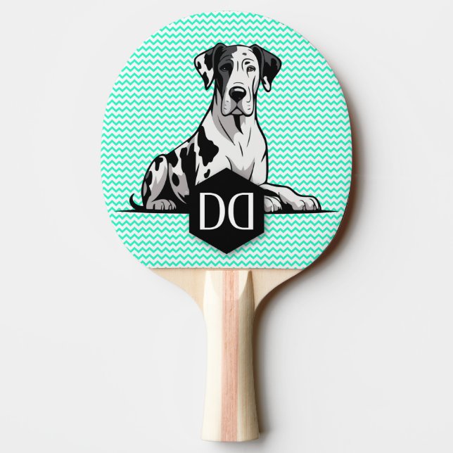 Raquete De Ping Pong Grande Dane Identidade DD (Verso)