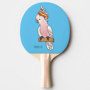 Raquete De Ping Pong Grande ilustração do desenho animado de aves da co