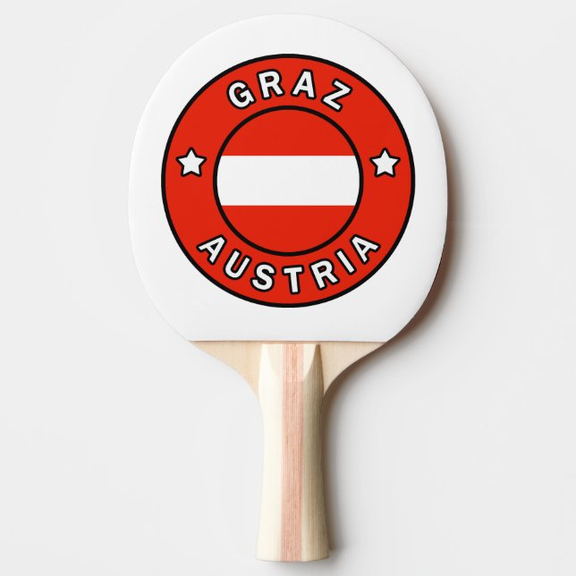 Raquete De Ping Pong Graz Áustria (Frente)