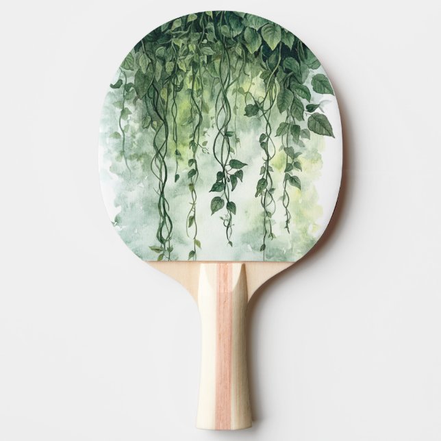 Raquete De Ping Pong Green Ivy Leopard (Frente)