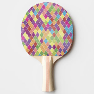 Raquete De Ping Pong Grunge Harlequin