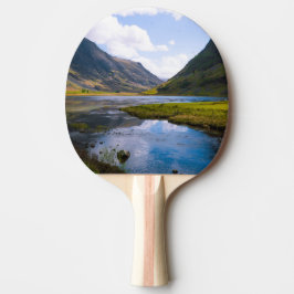 Raquete De Ping Pong guisado natural, montanha