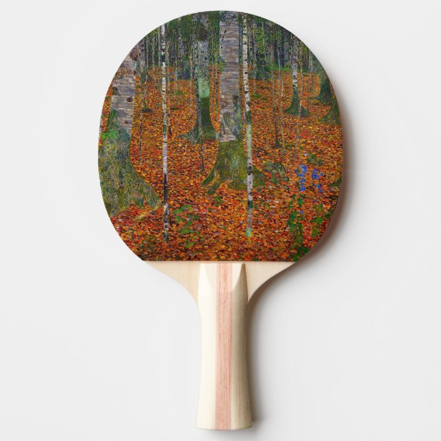 Raquete De Ping Pong Gustav Klimt - Madeira de Birch (Frente)