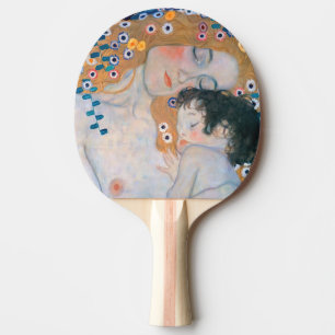 Raquete De Ping Pong Gustav Klimt - Mãe e Filho