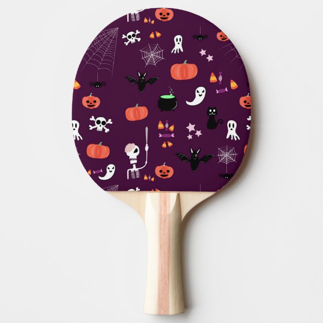 Raquete De Ping Pong Halloween (Frente)