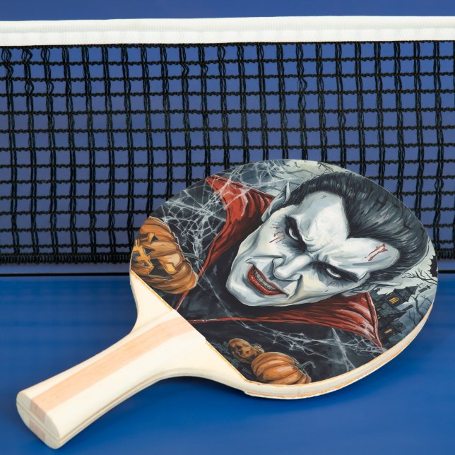 Raquete De Ping Pong Halloween, Vampiro Sedento  (Insitu)