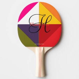 Raquete de ping pong - HAMbyWG - Geométrico colori