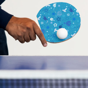 Raquete De Ping Pong Hanukkah Stars Ping Pong Paddle