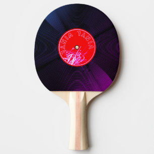 Raquete De Ping Pong Harmonia e Precisão: Registro de Vinilo