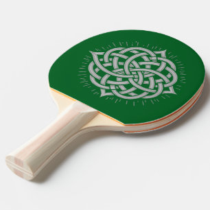 Raquete De Ping Pong Harmonia Infinita: Arte de Símbolo Mandala Celta S
