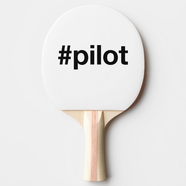 Raquete De Ping Pong Hashtag PILOT (Frente)