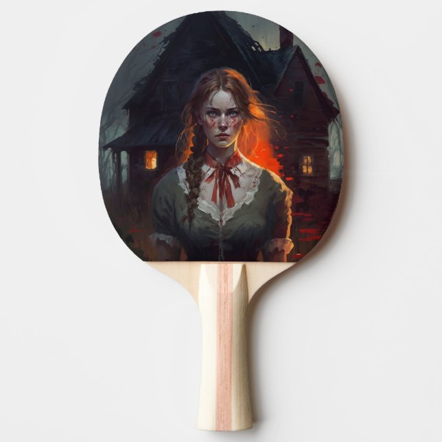 Raquete De Ping Pong Haunting house (Frente)