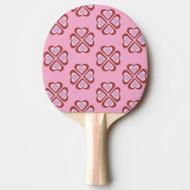 Raquete De Ping Pong Hearts pattern