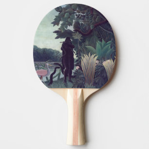 Raquete De Ping Pong Henri Rousseau - A Cobra Charmer