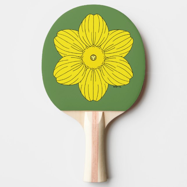 Raquete De Ping Pong Heraldic Daffodil (Frente)