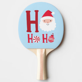 Raquete De Ping Pong Ho Ho Ho Papais noeis de Natal Festas de inverno F