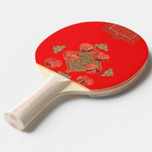 Raquete De Ping Pong HoHo I Love Christmas