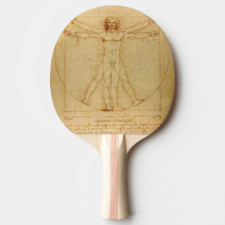 Raquete De Ping Pong Homem Vitruviano por Leonardo Da Vinci