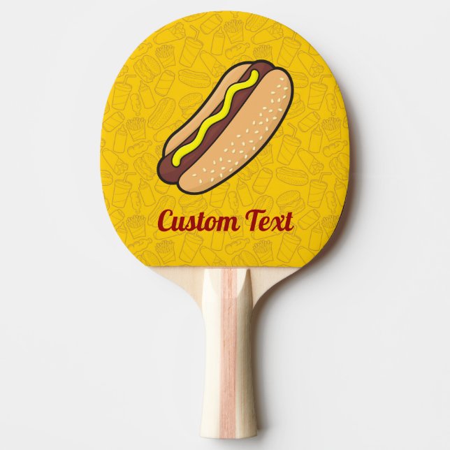 Raquete de ping pong Hotdog (Frente)