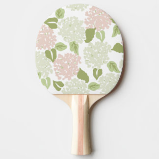 Raquete De Ping Pong Hydrangea floral do avô, bonito