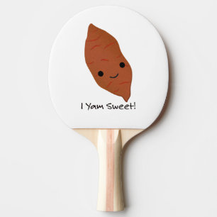 Raquete De Ping Pong I Yam Sweet Cute Kawaii Sweet