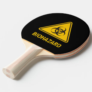 Raquete De Ping Pong Ícone de perigo biológico