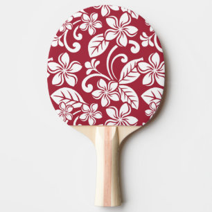 RAQUETE DE PING PONG ILHA PLUMÉRIA (VERMELHO CARDINAL)