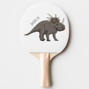 Raquete De Ping Pong Ilustração de desenho animado de estiracossauro
