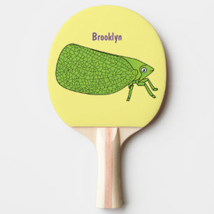 Raquete De Ping Pong Ilustração de desenho animado do inseto saltador