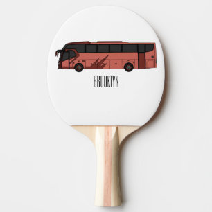 Raquete De Ping Pong Ilustração de desenho de barramento