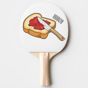 Raquete De Ping Pong Ilustração de desenho em papel e emperramento