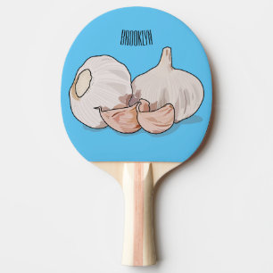 Raquete De Ping Pong Ilustração de desenho em quadrinhos