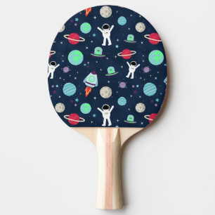 Raquete De Ping Pong ilustração de padrão espacial