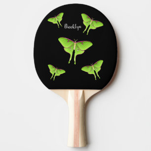 Raquete De Ping Pong Ilustração do desenho animado de Luna Moth
