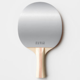 Raquete De Ping Pong Imagem do fundo metálico de prata