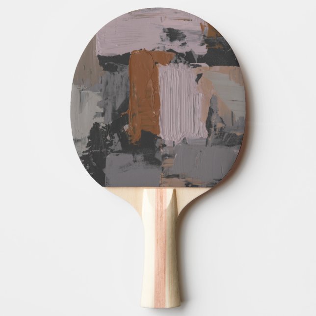 Raquete De Ping Pong Impasto Abstrato I (Frente)