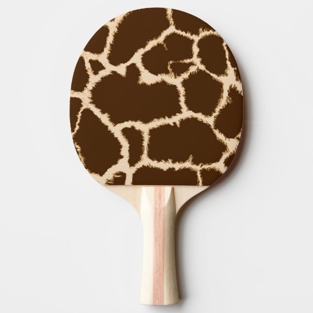 Raquete De Ping Pong Impressão de Girafa (Verso)