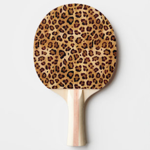 Raquete De Ping Pong Impressão de Leopard de Textura Rústica