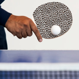 Raquete De Ping Pong Impressão Leopardo