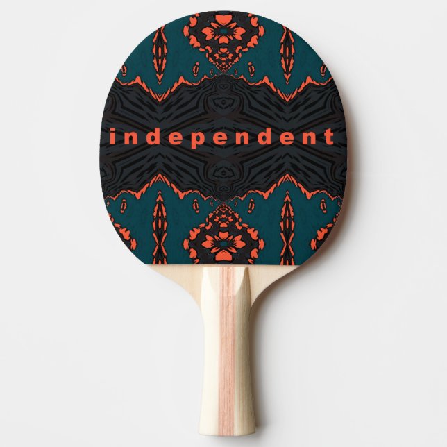 Raquete De Ping Pong Independente e orgulhoso (Frente)