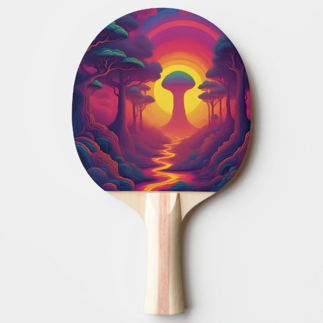 Raquete De Ping Pong Início da Arte da Queda (Frente)