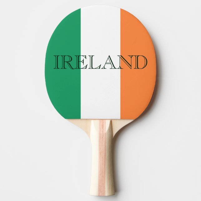 Raquete De Ping Pong Irish Flag Ireland ppcnt (Frente)