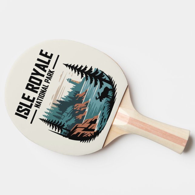 Raquete De Ping Pong Isle Royale National Park Scenderness (Lateral)