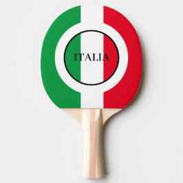Raquete De Ping Pong Itália Bandeira italiana Red White Itália