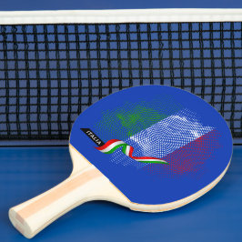 Raquete De Ping Pong Italian flag