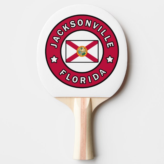 Raquete De Ping Pong Jacksonville Florida (Frente)