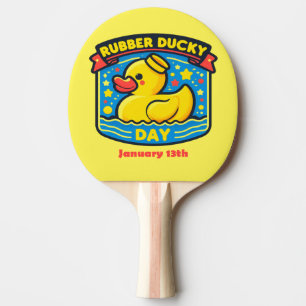 Raquete De Ping Pong Jan 13 - Rubber Ducky Day